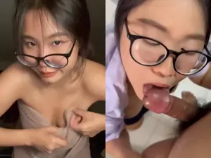 Nữ học sinh liếm buồi đá trứng cút điêu luyện
