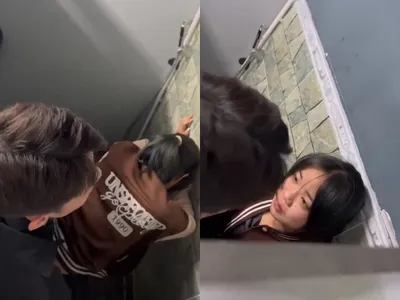 Phát hiện đôi buồi sâu vụng trộm xxx nhau trong toilet cf